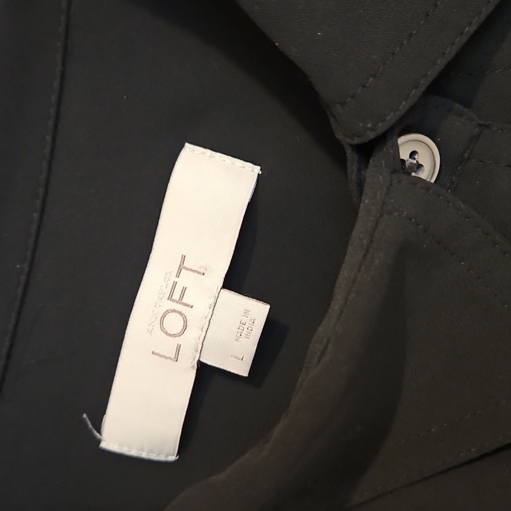 Loft Large Button-Up Blouse - Picture 2 of 5